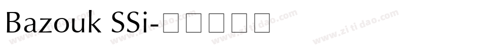 Bazouk SSi字体转换